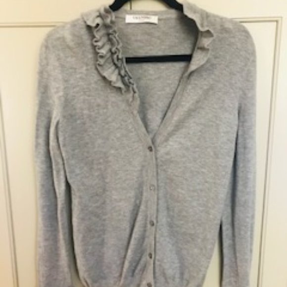 Valentino Long Ruffled Sleeves Cardign - Picture 2 of 9